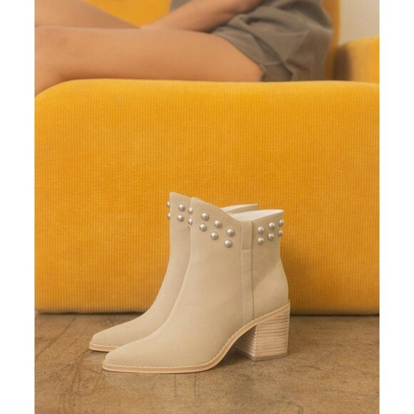 OASIS SOCIETY Alofi - Studded Collar Booties - Picture 13 of 16